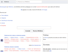 Tablet Screenshot of oc.wikibooks.org