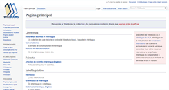 Desktop Screenshot of ia.wikibooks.org