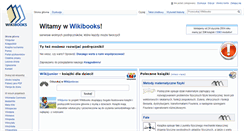 Desktop Screenshot of pl.wikibooks.org