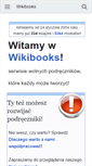Mobile Screenshot of pl.wikibooks.org