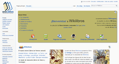 Desktop Screenshot of es.wikibooks.org