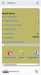 Mobile Screenshot of es.wikibooks.org