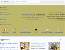 Tablet Screenshot of es.wikibooks.org