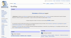Desktop Screenshot of hu.wikibooks.org