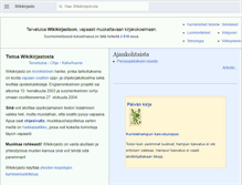 Tablet Screenshot of fi.wikibooks.org