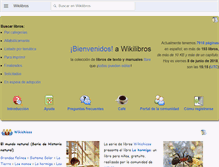 Tablet Screenshot of es.m.wikibooks.org