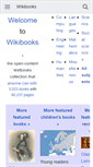 Mobile Screenshot of en.wikibooks.org